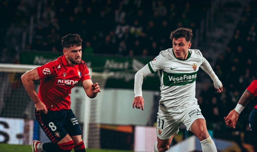Elche e Osasuna empatam sem golos na receção em Elche