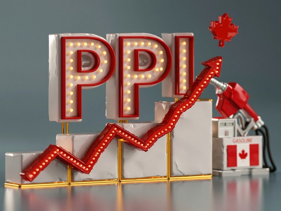PPI do Canadá em abril registra +2,0% m/m, superando a expectativa de +1,3%