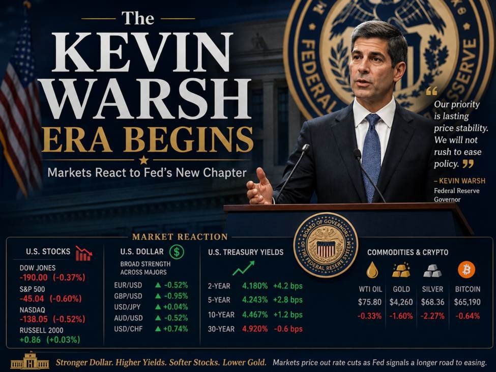 O que aconteceu com os mercados do início ao fim da coletiva de imprensa do Fed Warsh