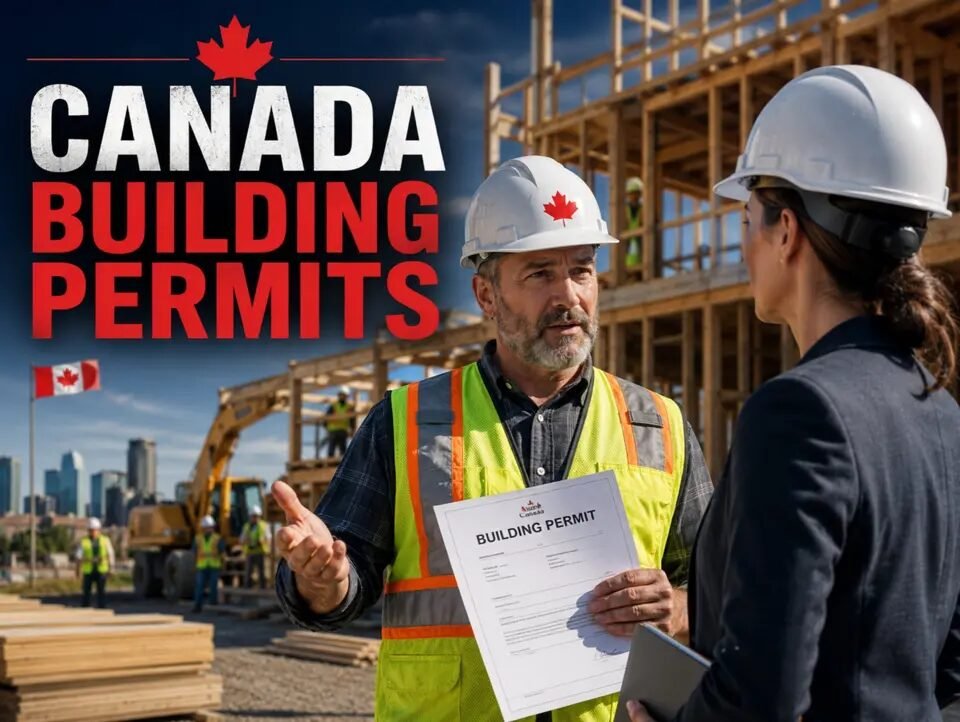 Licenças de Construção no Canadá em Maio: